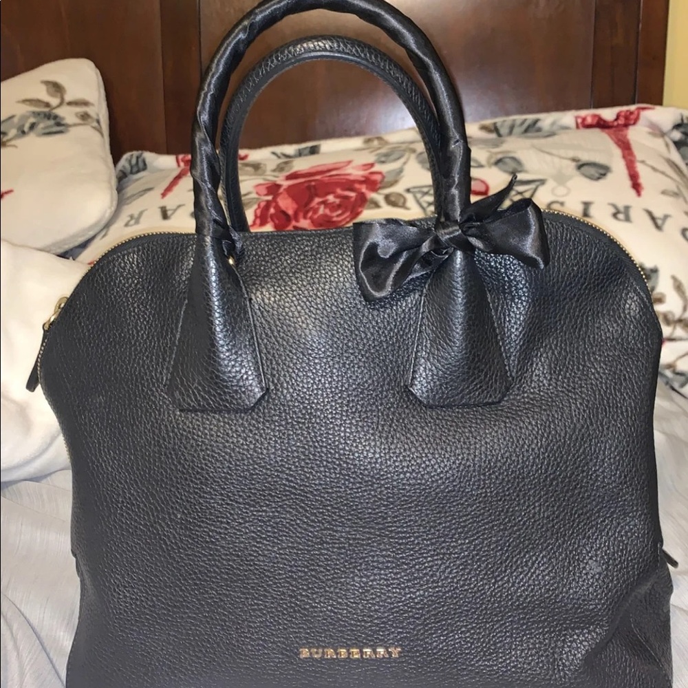 Black Burberry bag